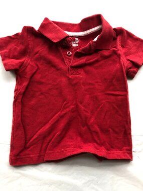 18-Months Jumping Beans Red Polo with Collar; Stylish & adorable! Ready to ship!